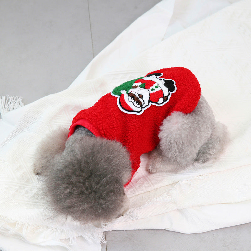 Dog Holiday Sweater Christmas Winter Clothes