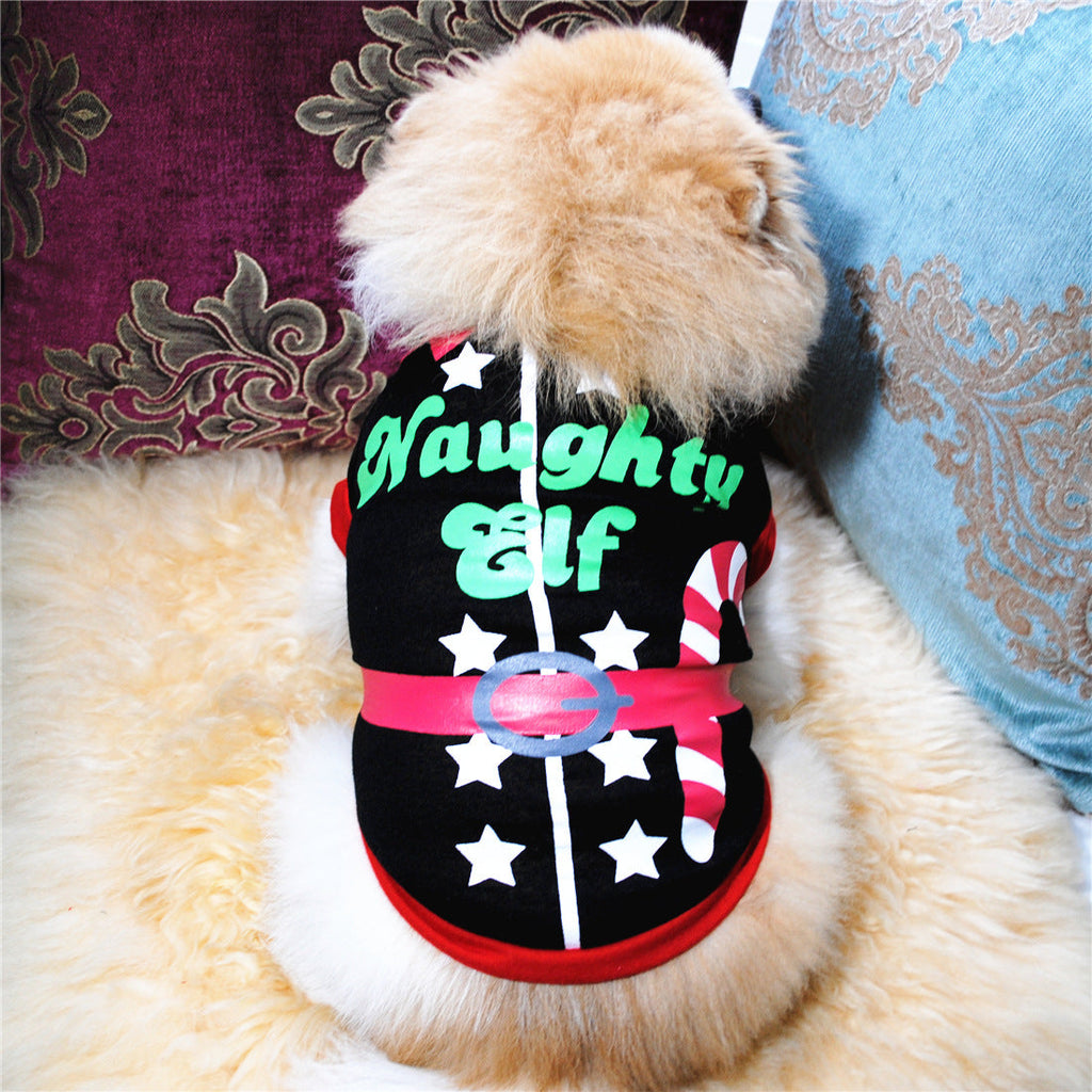 Cute Dog Clothing Christmas Shirt