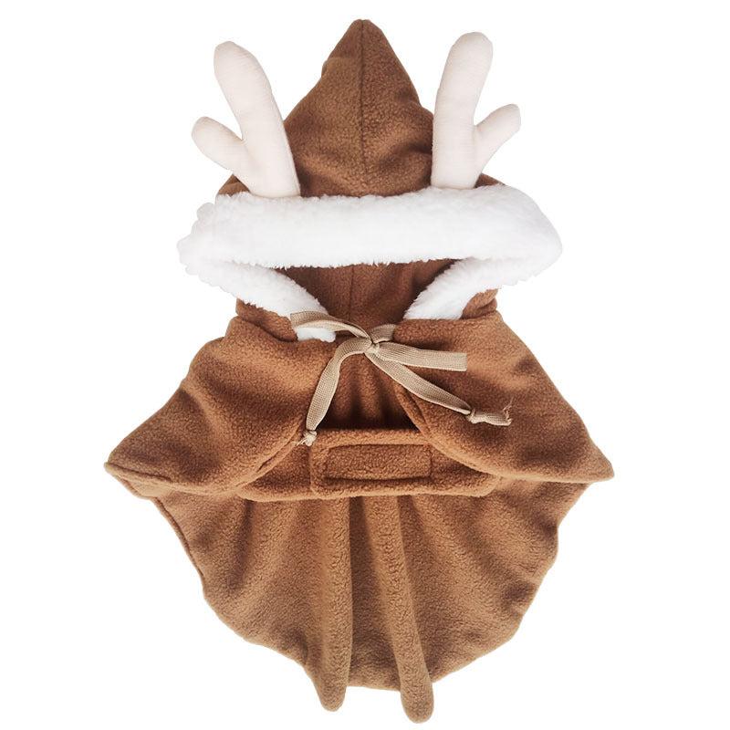 Pet Christmas Costume Cloak