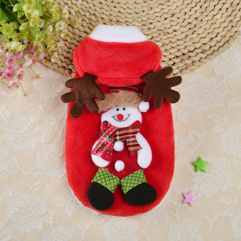 Cat Christmas Dog Clothes Hoodie